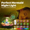 Mermaid light-up terrarium kit for children