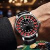 LIGE Roulette Dial Luxury Watch | Favipink - favipink11